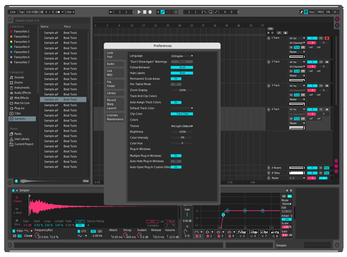 Neon Nights Theme for Ableton 10